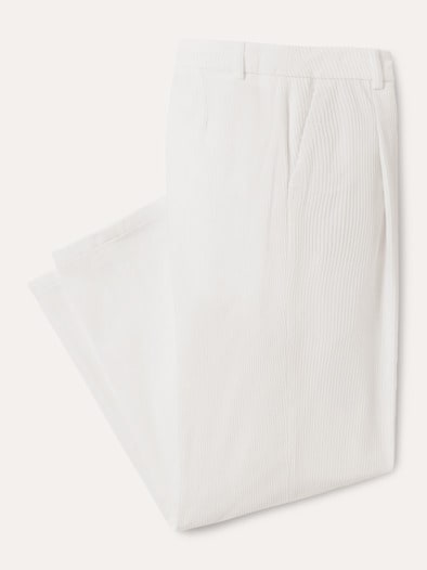 Premium Marlene Cordhose Offwhite