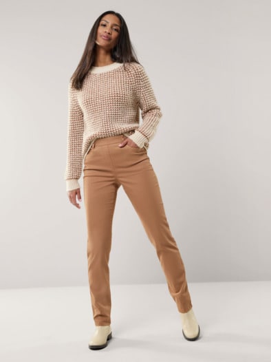 Five Pocket Schlupfhose Toffee