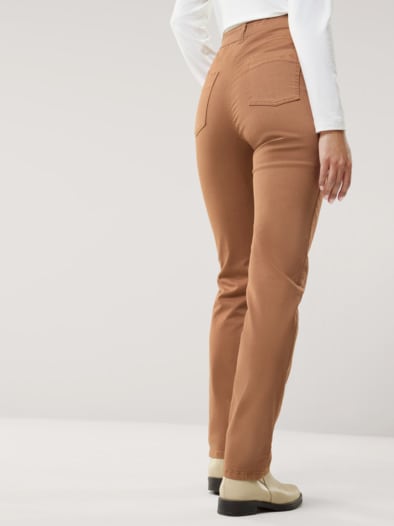 Five Pocket Schlupfhose Toffee