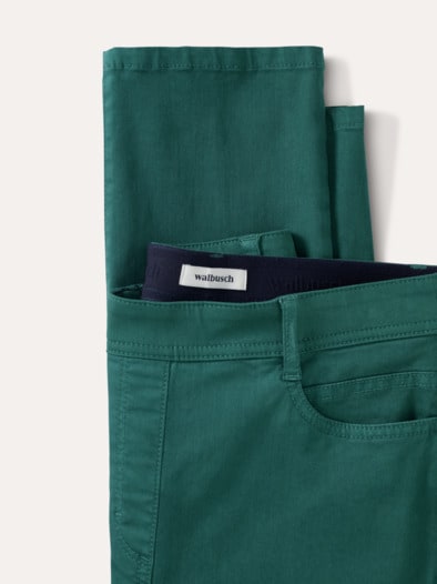 Five Pocket Schlupfhose Smaragd