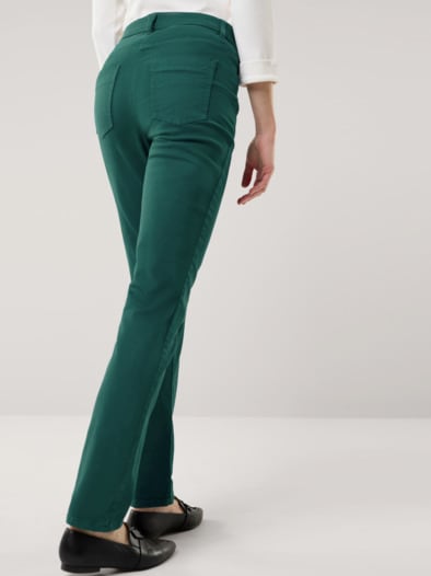 Five Pocket Schlupfhose Smaragd
