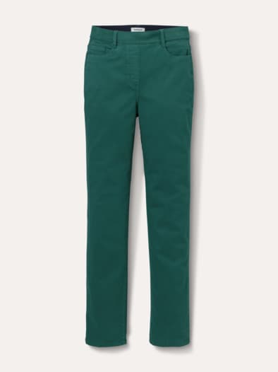 Five Pocket Schlupfhose Smaragd