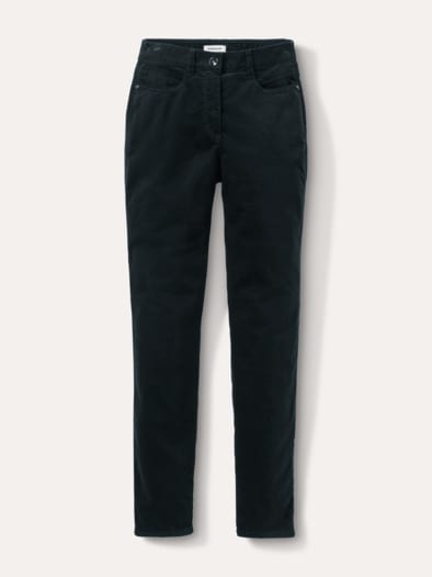 Five Pocket Cordhose Schwarz