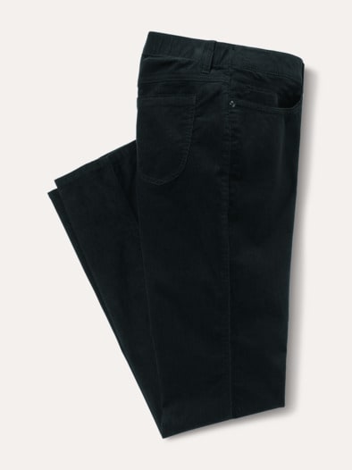 Five Pocket Cordhose Schwarz