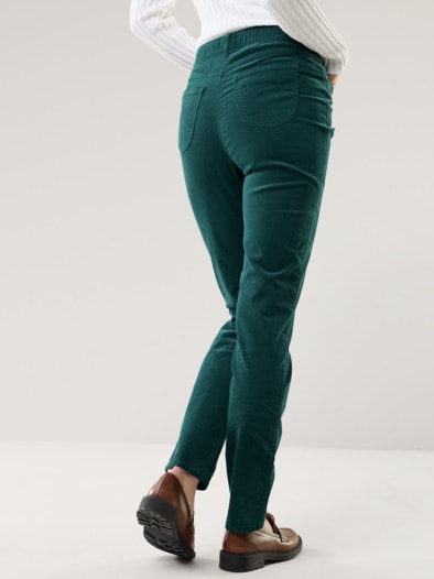 Five Pocket Cordhose Smaragd