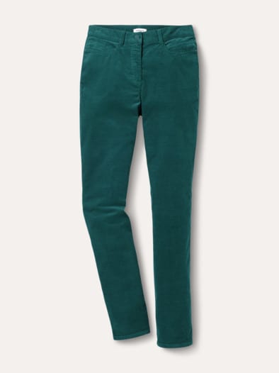 Five Pocket Cordhose Smaragd