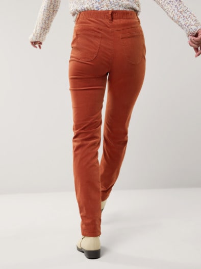 Five Pocket Cordhose Zimt