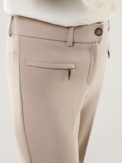 Thermo Kofferhose Taupe