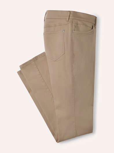 Extraglatt Baumwollhose Feminine F Sand