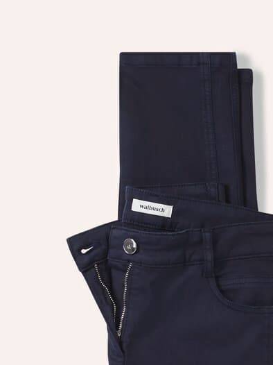 7/8-Baumwollhose Figurwunder FF Nachtblau