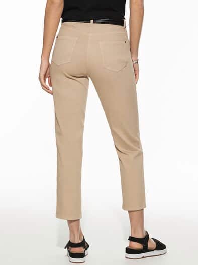 7/8-Baumwollhose Figurwunder FF Safaribeige