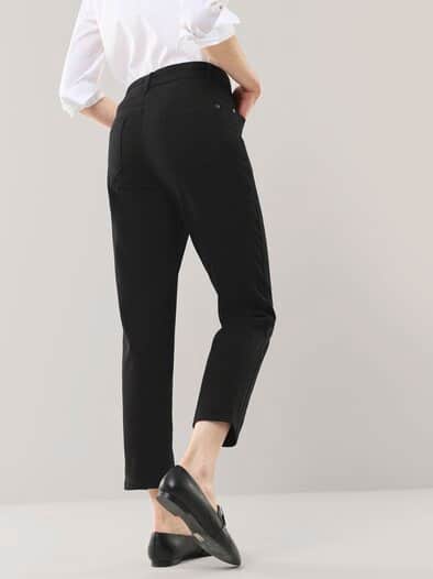 7/8-Baumwollhose Figurwunder FF Schwarz