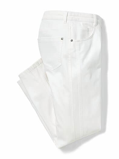 7/8-Baumwollhose Figurwunder FF Weiß