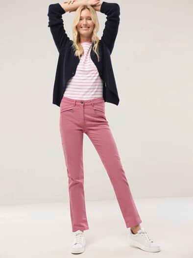 Powerstretch-Baumwollhose Rosenholz