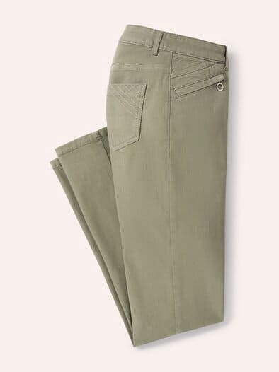 Powerstretch-Baumwollhose Khaki