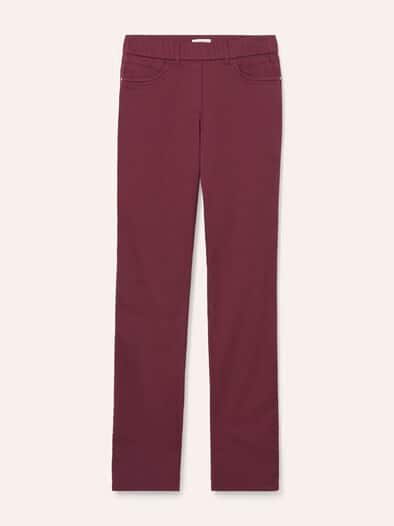 Thermo-Extraglatt Baumwollhose Merlot