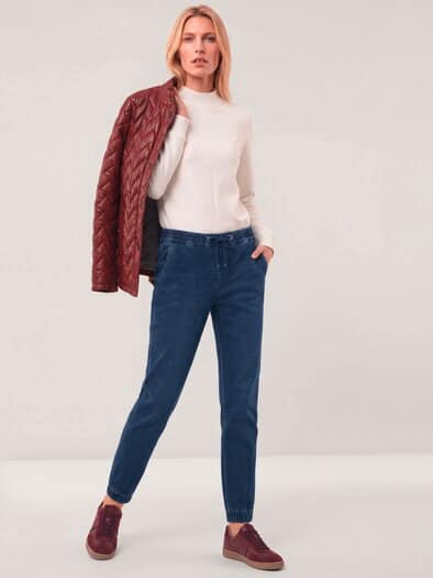 Jogger Jeans Blue Stoned