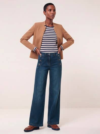 Sailor Marlene Jeans Blue Stoned