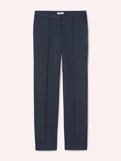 Hose aus festem Jersey Nachtblau