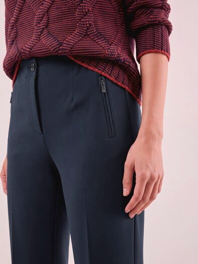 Hose aus Thermojersey Nachtblau