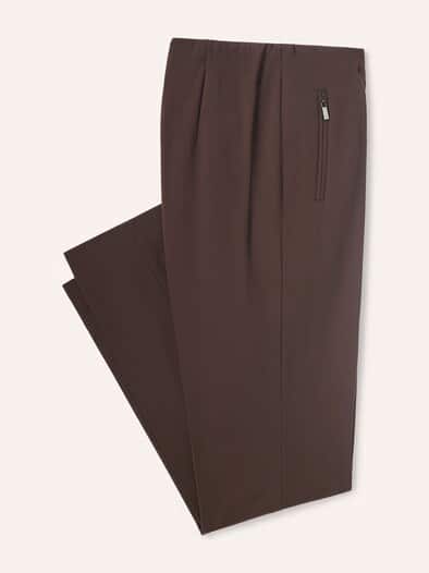 Hose aus Thermojersey Kaffee