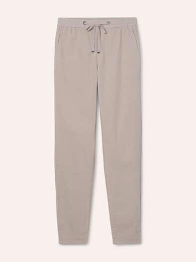 Jogpant aus weichem Cord Soft Sesam