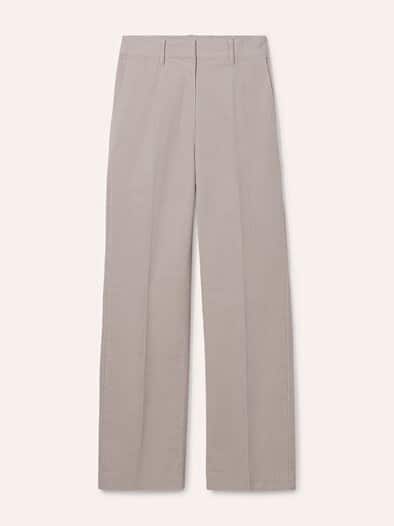 Marlene Hose aus weichem Cord Soft Sesam