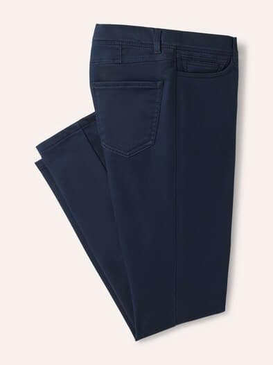 2-in-1-Extraglatt-Thermohose Nachtblau