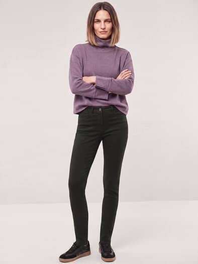 2-in-1-Extraglatt-Thermohose Schwarz