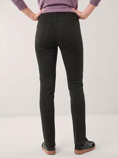 2-in-1-Extraglatt-Thermohose Schwarz