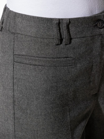 Flanellhose Cosy Anthrazit Melange