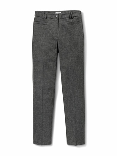 Flanellhose Cosy Anthrazit Melange