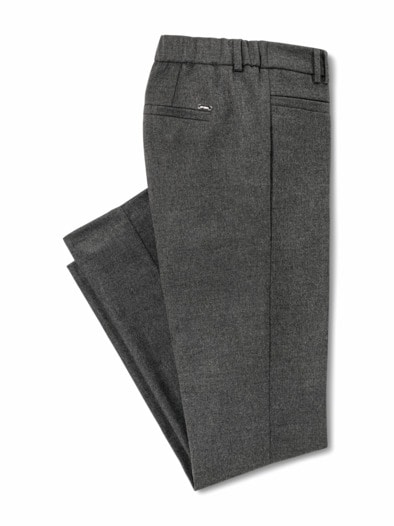 Flanellhose Cosy Anthrazit Melange