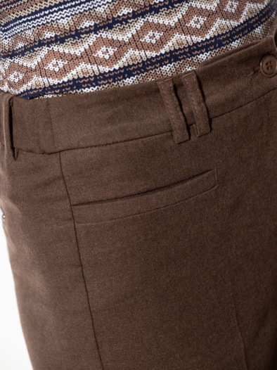Flanellhose Cosy Toffee