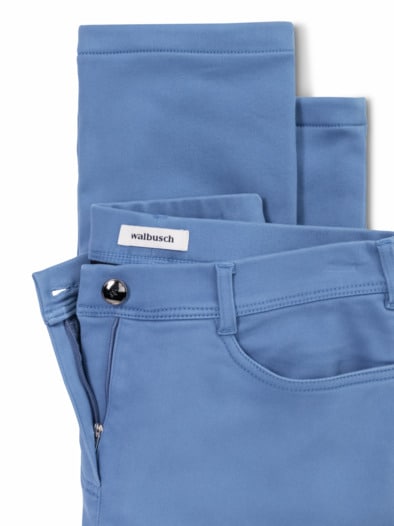 2-in-1-Extraglatt-Thermohose Rauchblau