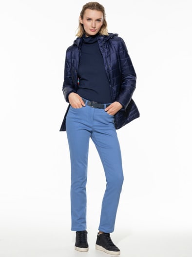2-in-1-Extraglatt-Thermohose Rauchblau