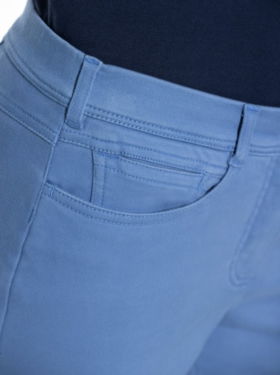 2-in-1-Extraglatt-Thermohose Rauchblau
