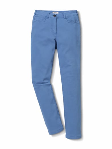 2-in-1-Extraglatt-Thermohose Rauchblau
