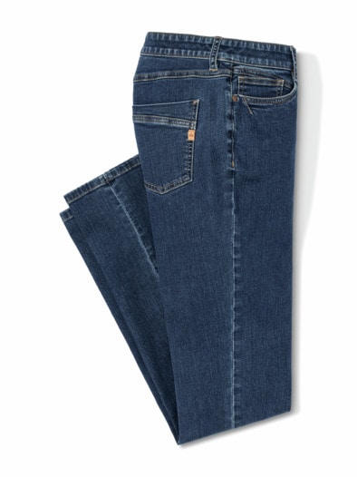 Five Pocket Highstretch-Denim Blue Stoned