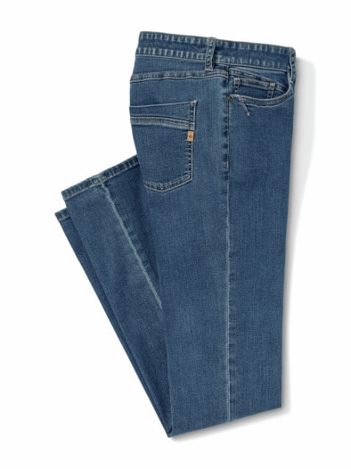 Five Pocket Highstretch-Denim Mid Blue