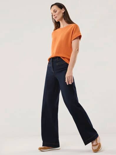 Marlene aus Stretchdenim Dark Blue