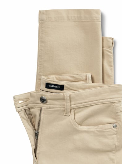 7/8-Stretchjeans Premium-Klima Sand