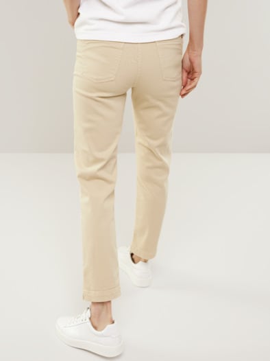 7/8-Stretchjeans Premium-Klima Sand