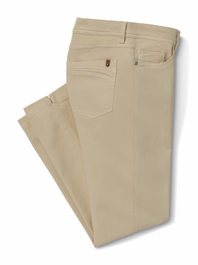 7/8-Stretchjeans Premium-Klima Sand