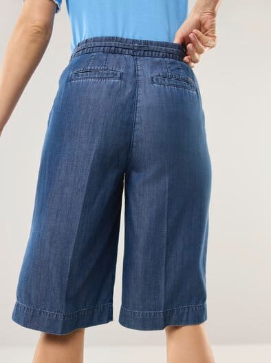 Bermudas aus Denim Medium Blue