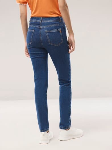 Passform-Jeans Slim Fit Blue Stoned