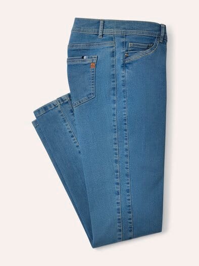 Passform-Jeans Slim Fit Mid Blue
