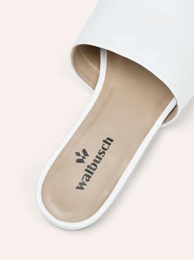 Bequem Pantolette Supersoft Weiß