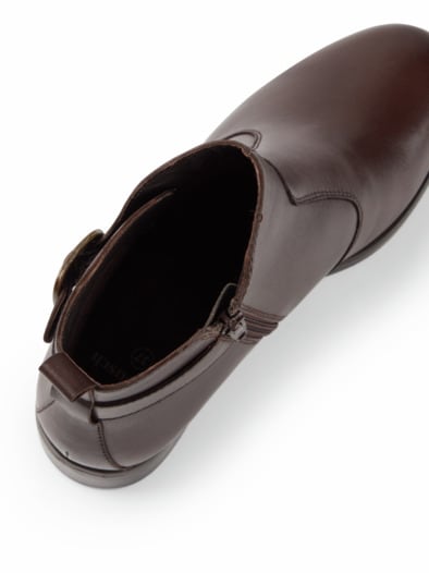 Bequem-Stiefelette Braun