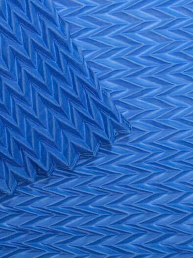 Plissee-Schal Meerblau